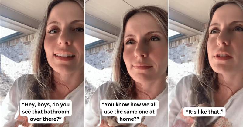 Woman debunks myth that gender-neutral bathrooms are uncommon and complex with simple example