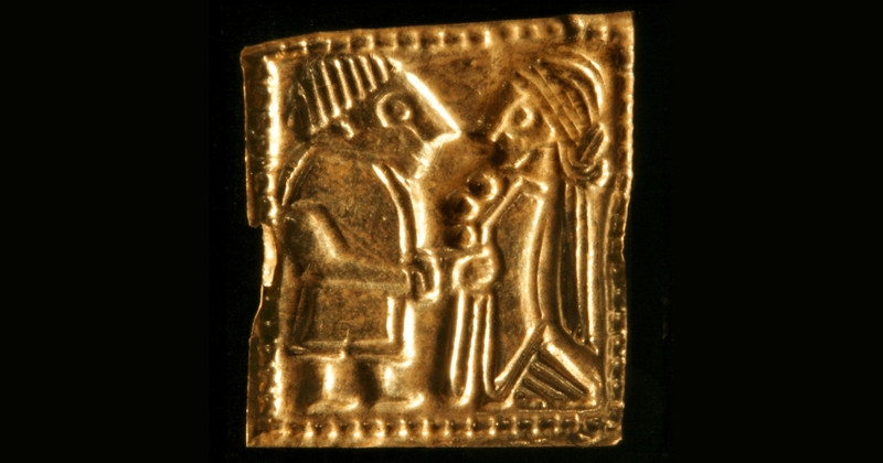 Archaeologists discover 35 gold foils featuring Norse gods and goddesses in Norway