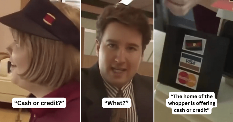 Resurfaced 1993 news report about Burger King introducing credit card payments blows people's minds
