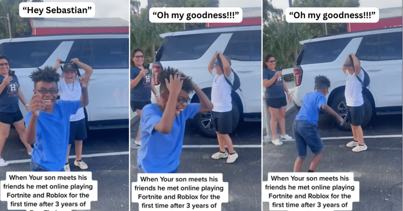 Little boy finally meets his online best friend in person after 3 years of Facetiming