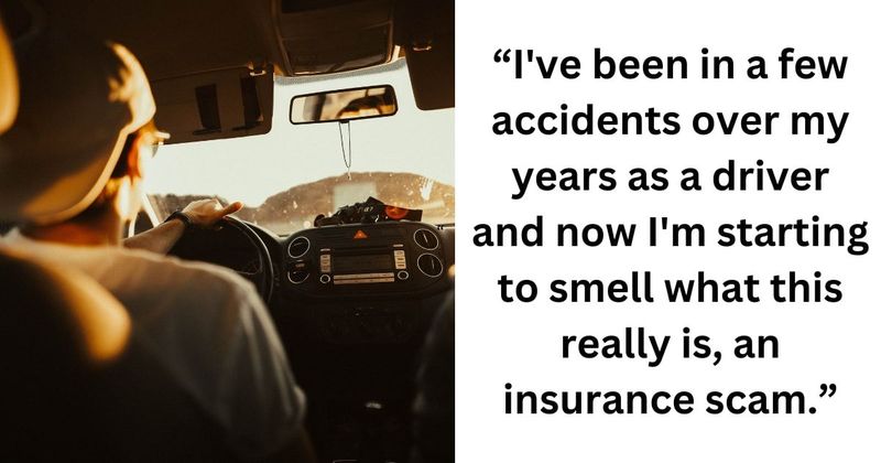 Driver uses quick-thinking and dash cam footage to avoid being scammed after minor accident