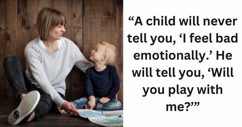 Woman reveals important parenting tip shared by her psychologist mom on children's unspoken needs
