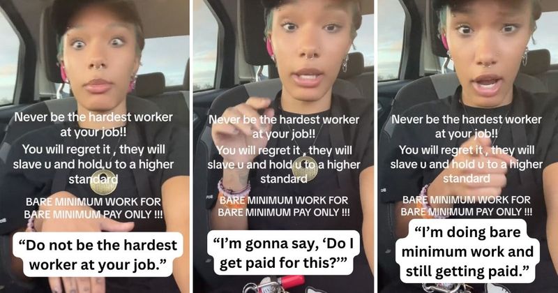 Employee explains why one should not be the 'hardest worker' at their job and she has got a point