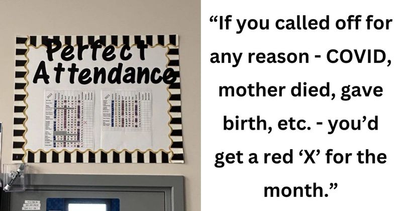 Employee calls out hospital for using 'perfect attendance' sheet to shame workers who take leaves