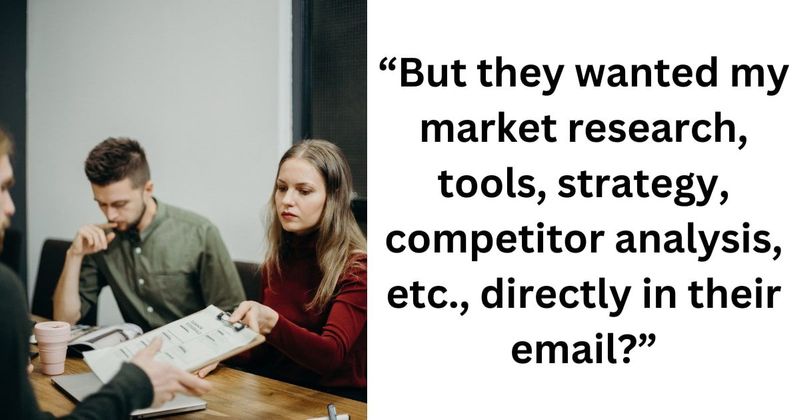 Job seeker takes a stand after interviewer asks him to create company's $30K marketing plan for free