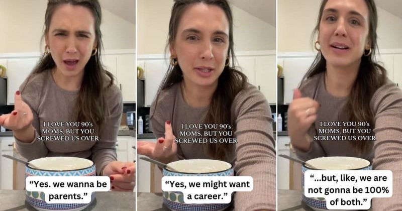 Millennial woman explains why her mother's impossible 'multi-tasking' in the '90s set a bad precedent