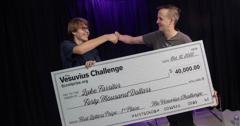 21-year-old undergrad wins $40,000 for reading 2,000-year-old scroll using AI: 'I almost cried'