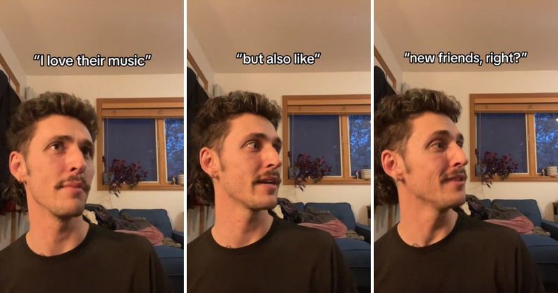 Man stumbles upon wholesome scene of two men in public urinals bonding over their love for music