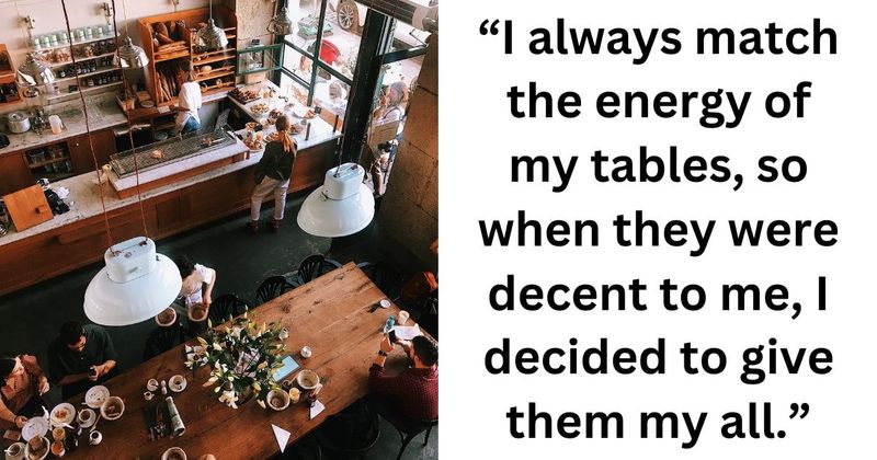 Restaurant server shares 'rare occurrence' when customers took accountability for being rude to them