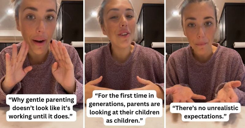 Mom shares why gentle parenting is hard and feels like it's 'not working until it does'
