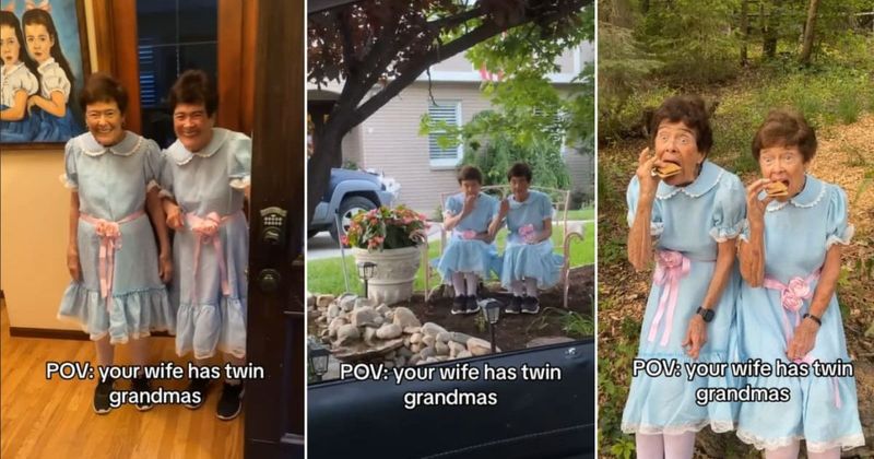 Twin grandmas have been wearing identical outfits everyday for over a decade: 'We still have fun'