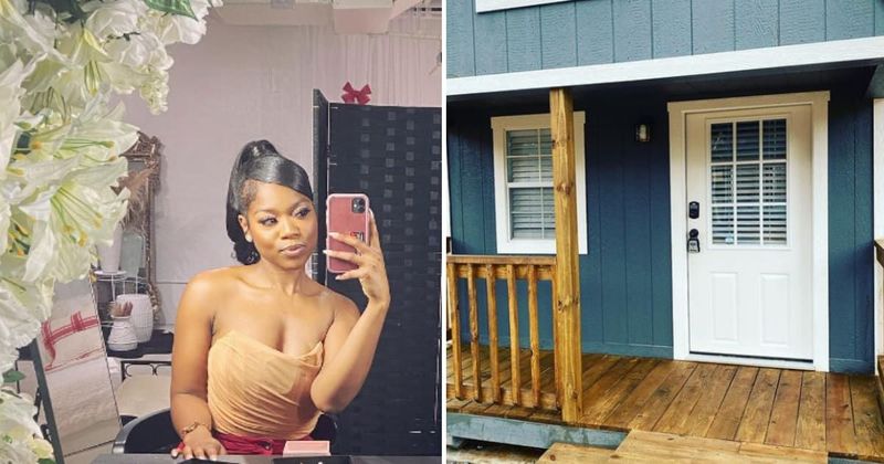 Woman rents her entire home and moves into a small backyard house to reduce expenses