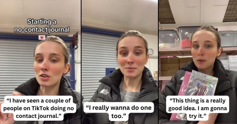 Woman tries viral 'no-contact' journal trend and explains how it may 'heal a lot of wounds'