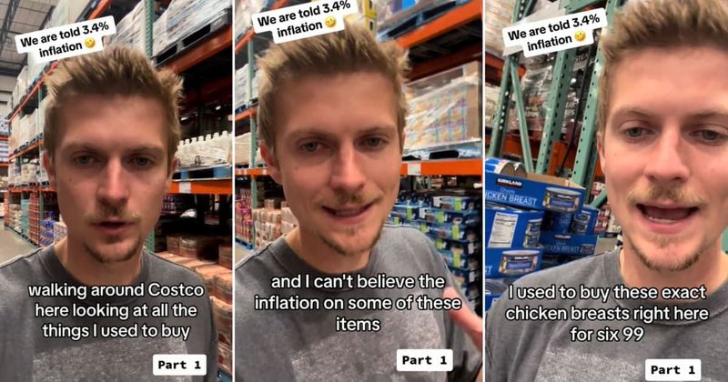 Man reveals how prices of grocery items have 'doubled or tripled' over the years