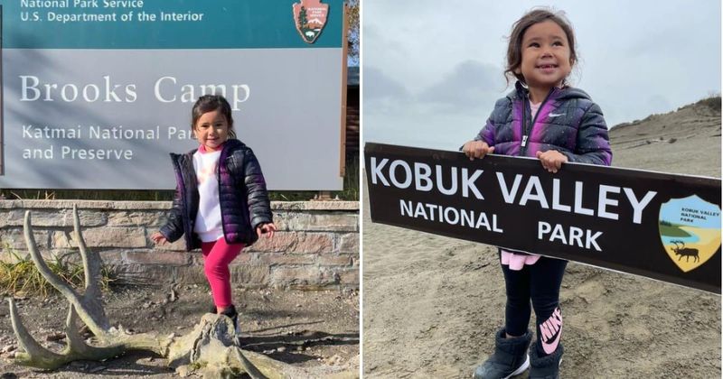 3-year-old Texas girl becomes the youngest to visit all 63 national parks in the US