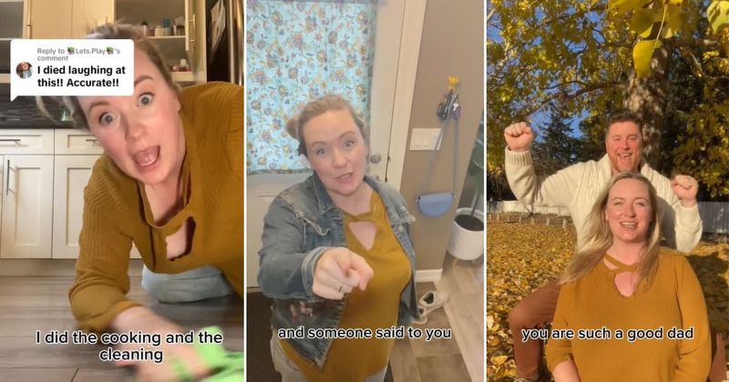Mother highlights how little it takes to be a 'good dad' using a hilariously accurate song
