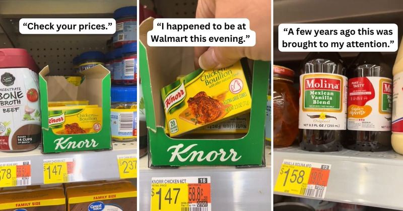 Woman finds same product for cheaper in a different aisle at grocery store: 'Isn't that crazy?'