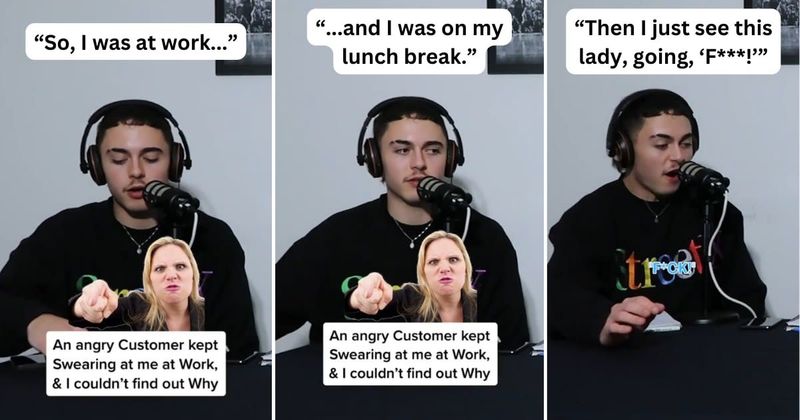 Employee steps in to comfort woman having Tourette syndrome's tics in the middle of cafe