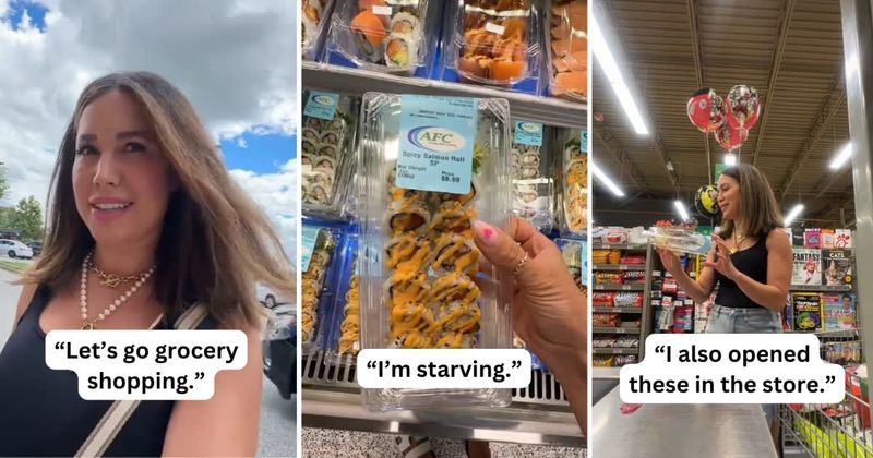 Mom says it's okay to open and snack on grocery store items while shopping, sparks debate