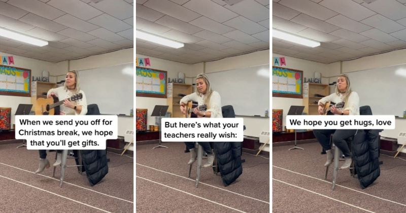 Music teacher's moving gesture to students from troubled households show that kindness matters