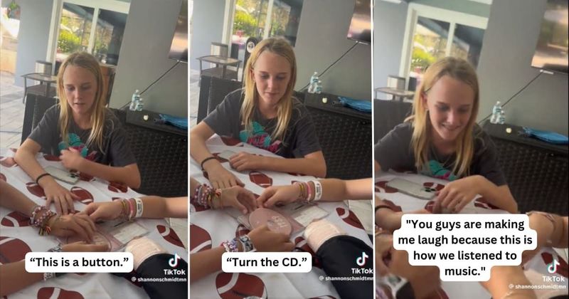 Video of a young Taylor Swift fan trying to figure out how a CD works is making us all feel old