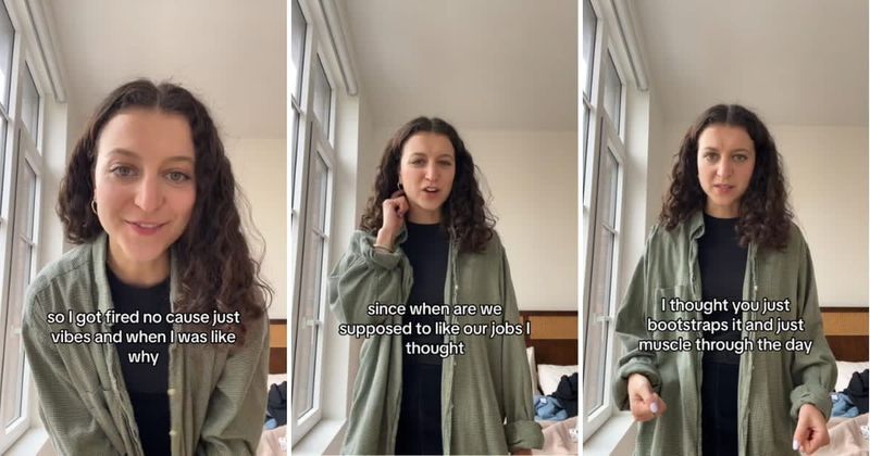 People rally around woman who says she was fired for not 'liking' her job
