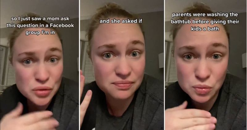 Mom asks other parents if they are cleaning their bathtubs before giving kids a bath, sparks debate