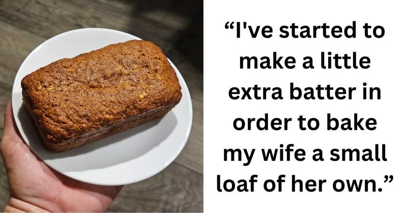 Husband bakes special batches of 'Mamana bread' for wife every time he cooks some for their kids