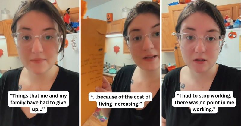 Mom explains how quitting her job reduced family's living expenses: 'We can't afford that'
