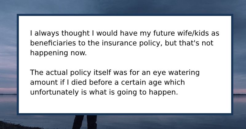 Terminally ill man decides to spend his insurance money rather than leave it for family, sparking debate