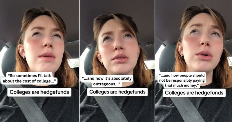 Woman reveals how colleges work like 'hedgefunds' that are pushing students into debt