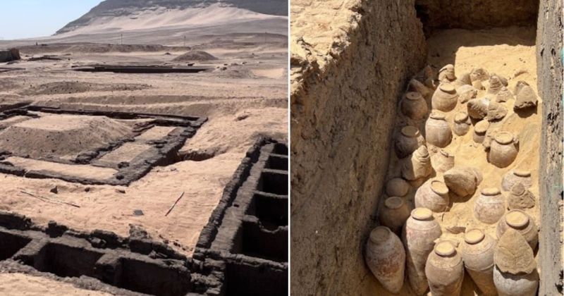 Archaeologists discover 5,000-year-old sealed wine jars in Egyptian queen's tomb