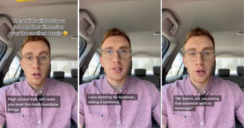 High school teacher shares how students hilariously roast him 'over the most mundane things'