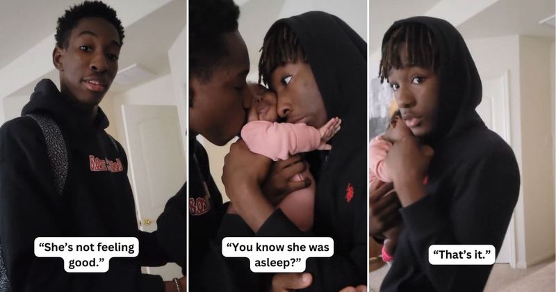 Brothers display utmost affection for baby sister setting a new definition of masculinity