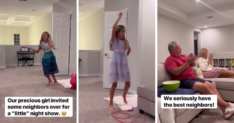 Little girl invites elderly neighbors to her elaborate 'Encanto' show and they nailed the assignment