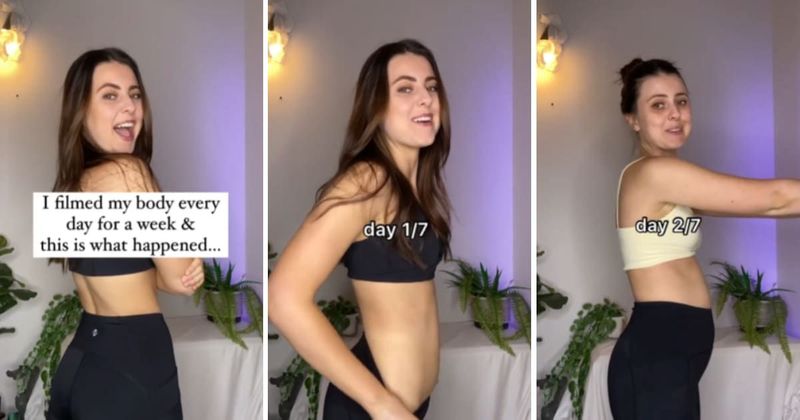 Woman films her natural body every day for a week for the most inspiring and wholesome reason