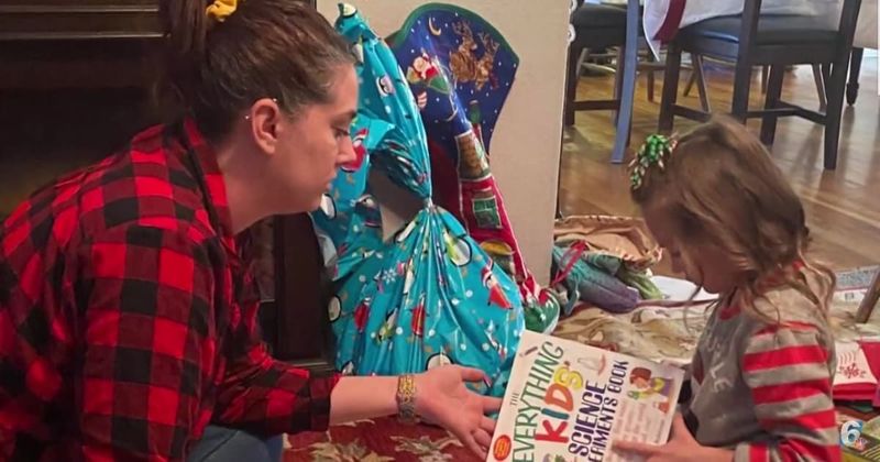 Truck driver goes out of his way to ensure a family celebrates Christmas as always