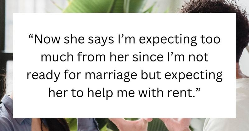 Internet rallies around woman who refuses to pay her boyfriend's rent because he hasn't proposed yet