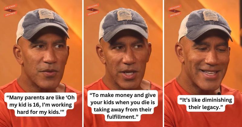 Man points out the invaluable legacy parents must strive to leave behind for their kids