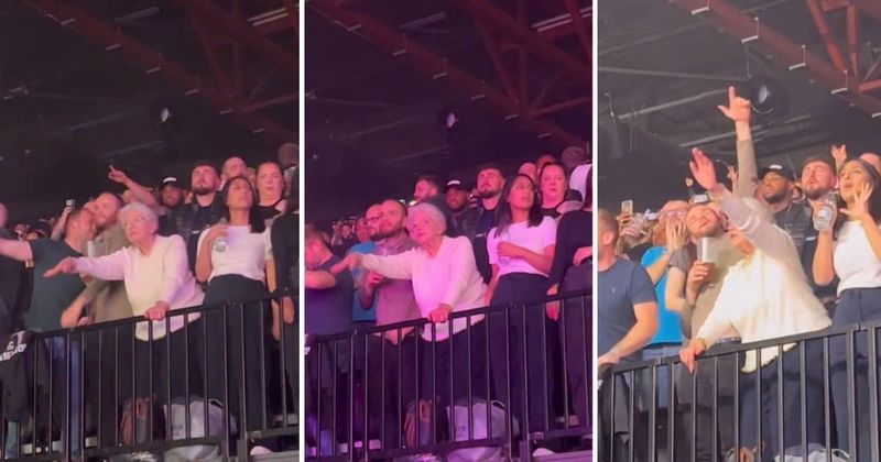 64-year-old grandma enjoys a 50 Cent concert proving that 'age is nothing but a number'