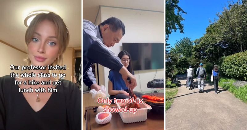 Exchange student shares wholesome story of her professor making her hiking experience more memorable