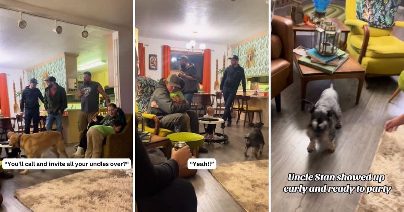 Little boy throws an unique 'uncle party' to honor all the important uncles in his life