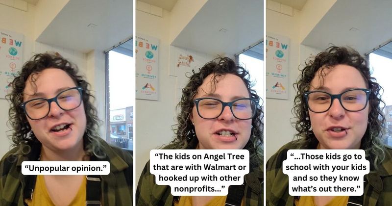 Woman shares a mind-altering perspective on gifting and donating to kids on the Angel Tree program