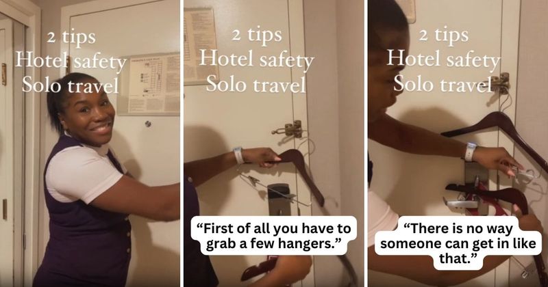 Flight attendant shares two ingenious and inexpensive tips for hotel security and we're here for it