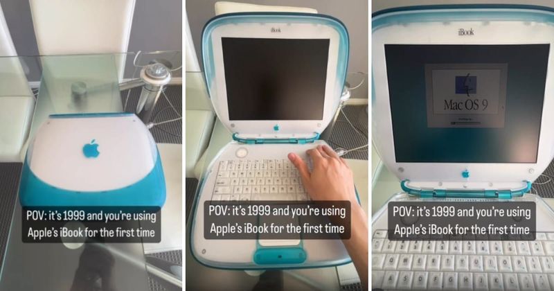 Tech enthusiast brings a blast from the past with a nostalgic look at Apple's 1999 iBook