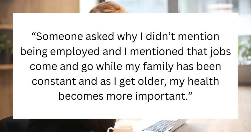 Employee faces backlash at work after saying that family and health are his first priorities