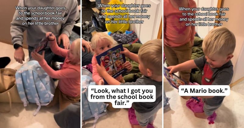 Little girl uses her book fair money in an adorable and heartwarming way: 'Nice big sister'