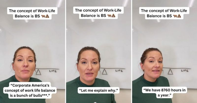 Woman calculates hours to expose how the 'work-life' balance is an illusion in corporate America