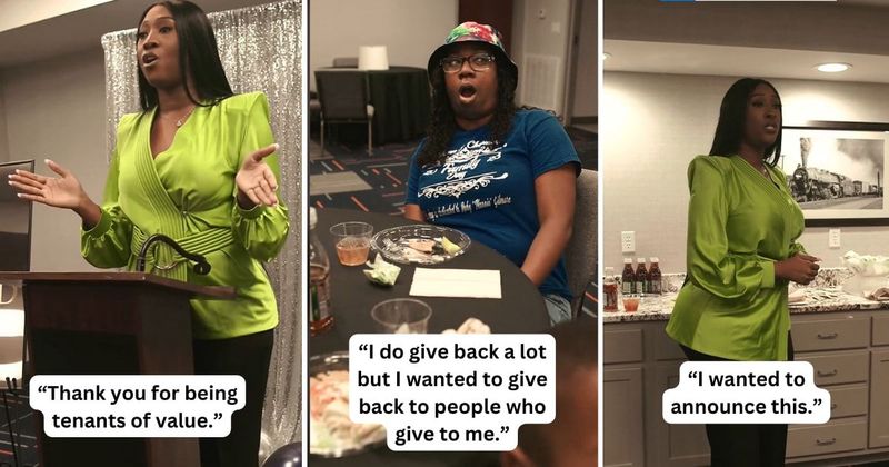 Landlord goes out of her way to give tenants a generous gift in the spirit of Christmas