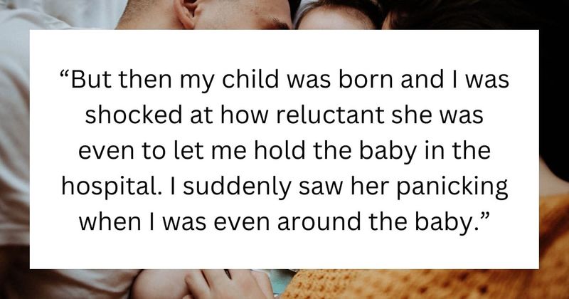 Dad's concerns about wife barring him from holding his baby sparks discussion on postpartum anxiety